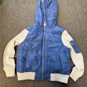 Tucker + Tate Blue and Gray Puffer Jacket